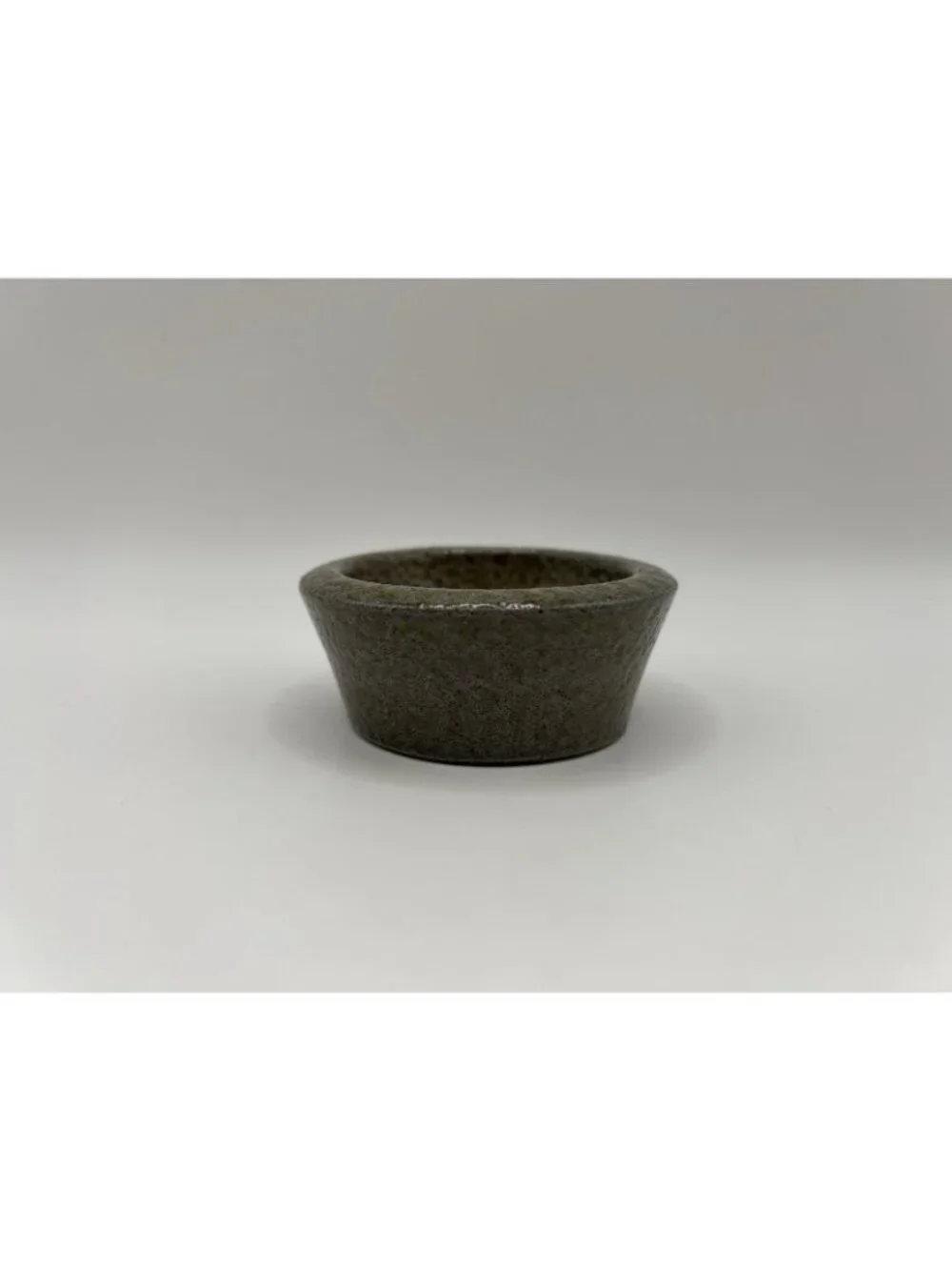 Vintage Hoganas Salt Cellar Sweden Stoneware Rustic Pottery Anchor Mark Cottage
